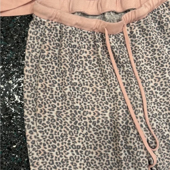 Rae Dunn "Weekend Warrior" Long Sleeve Pajama Set Sz L Soft Sleepwear - Picture 2 of 4